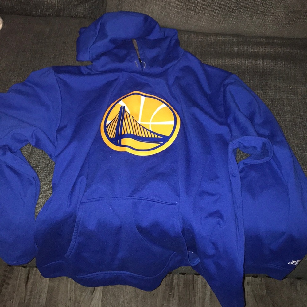 Warriors Blue Adidas hoodie